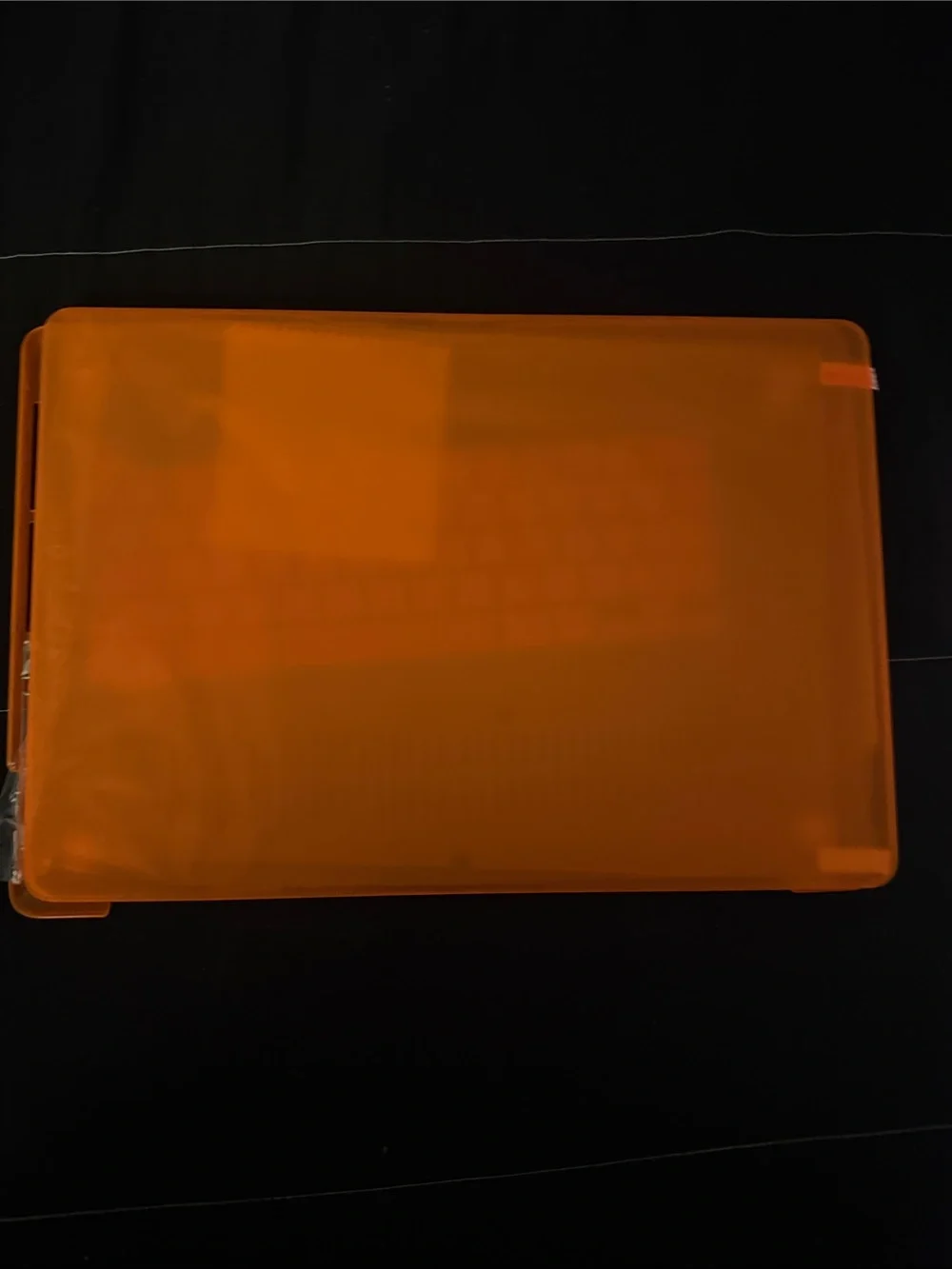 Translucent Orange Laptop Case Cover - MacBook Pro (2020) 15 Inch